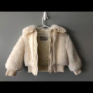 London Fog 2T - 3T Toddler Faux Fur Coat.